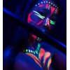 Mysense UV Blacklight Face Paint,Neon Fluorescent Body Paint,Single Water Activated Eyeliner,Water Based Glow in the Dark Makeup for Party Halloween Cosplay,Pink