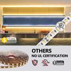 EMITEVER LED Strip Lights 3000K, UL 24V LED Tape Light Warm White, Ra 95+, IP30, 25ft, 2.9W/ft, 240+Lumens/ft, 900LEDS/Spool, UL Listed 5 Year Warranty (Power Supply Sold Separately)
