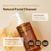 STEAMBASE Manuka Honey Glow Oil to Foam Cleanser | Daily Makeup Remover and Cleanser, Hydrating Foaming Face Wash for Dry Skin, Double Cleanse | Korean Facial Oil Cleanser, 7.27 fl oz