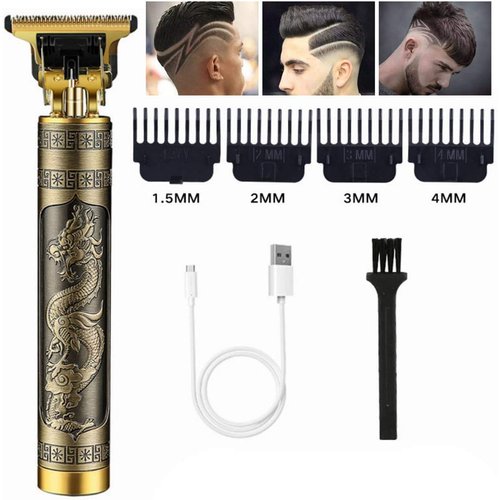 Professional Cordless Hair Trimmer, T-Blade Hair Clippers for Men, Zero Gapped Trimmer Rechargeable Beard Trimmer Edgers Clippers, 1600.0 Ounce