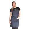Ladybird Line Barber Denim Apron, Multi-pockets, Adjustable Neck Band, Ideal for Hairstylists, Barbers, Groomers, 100% cotton