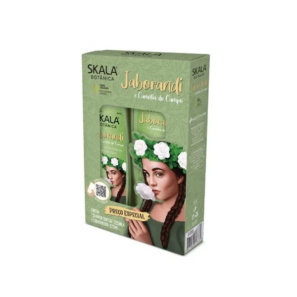 Skala - Linha Botanica - Kit Shampoo e Condicionador Jaborandi e Camelia Do Campo (2 x 325 Ml) - (Botany Collection - Set Jaborandi & Camellia Shampoo and Conditioner (2 x 11 Fl Oz))