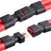 Hobbypark Deans T Plug to HXT 4mm Connector Adapter RC Lipo Battery/Charger Adapter Converter for Redcat RC Cars Trucks Crawlers Buggies(3-Pack)