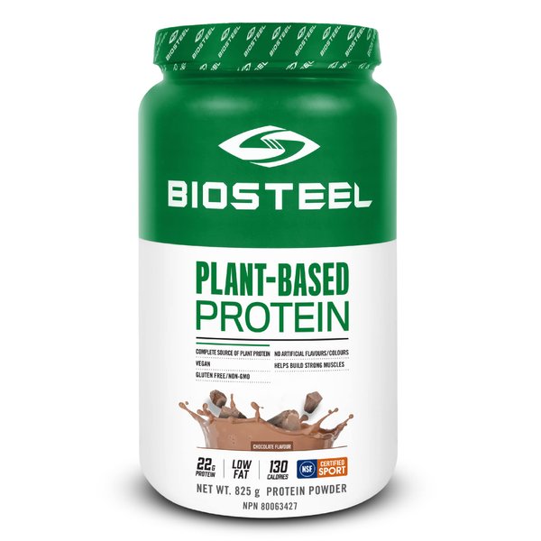 BioSteel Elite Plant-Based Recovery Vegan Protein with Brown Rice Protein, Pea Protein, and Hemp Protein, Chocolate Flavor, 25 Servings, Gluten-Free