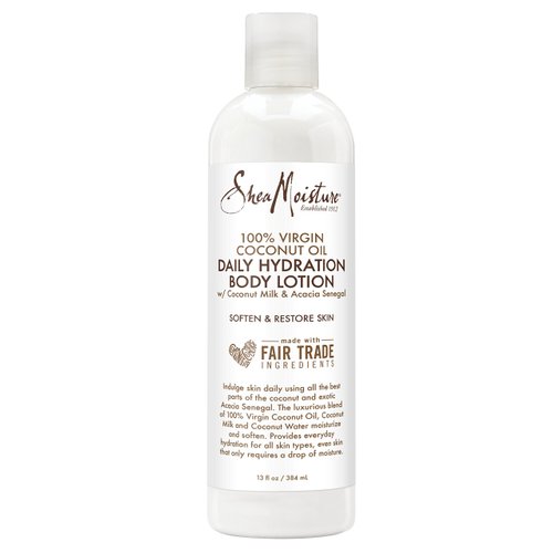 100% Virgin Coconut Oil Daily Hydration Body Lotion by Shea Moisture for Unisex - 13 oz Body Lotion