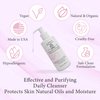 Florencia Botanical Peptide Oxygen Cleanser. Daily Foaming, Oil-Free Gel Face Wash for Dry to Oily, Sensitive Skin. Oxygen Revitalizing Cleanser w/Peptides, Botanicals, Glycoproteins, 6 Oz