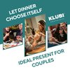 KLUBI Date Night Dice for Couples 2 Engraved Wooden Food Takeout Dice Date Night Gifts for Couples Gifts for Girlfriend Fun Gifts for Her What to Eat Dice Dinner Choosing Dice for Couples