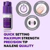 Nailene Ultra Quick Nail Glue - Durable, Easy to Apply False Nail Glue – Repairs Natural Nails – Quick-Drying Nail Adhesive Lasts Up to 7 Days - 3 g/0.10 oz - 6 Pack