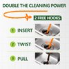 Drain Cleaner Clog Remover Liquid: Sink Kitchen Bathroom Shower Drain Cleaning Solution - Safe for Household Pipes Prevents Build-Up (2Pcs)