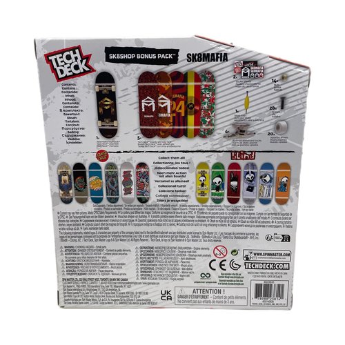 TECH DECK Sk8shop Bonus Pack Mini Finger Skateboard Multi Pack 2022 Series (Sk8Mafia (Sk8shop Bonus Pack))