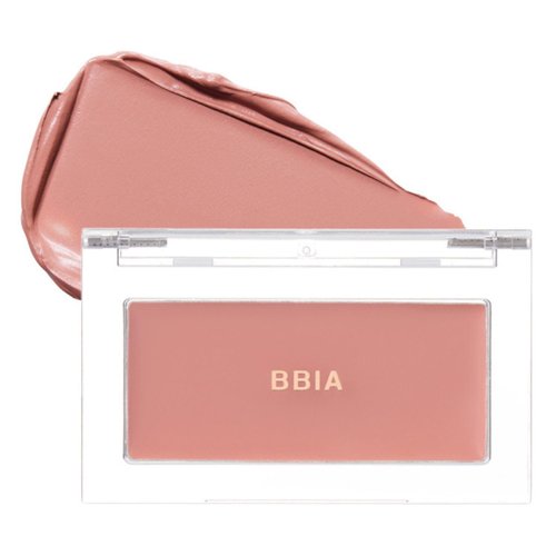 BBIA Ready To Wear Downy Cheek Cream Blush 8 Color - Creamy Blendable & Buildable Blush Dewy Texture & Matte Finish High Pigment Longlasting Lightweight Natural Face Makeup, 0.12oz (06 DOWNY FIG)