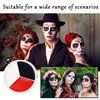 Black White Red Face Body Paint,Oil Based Blendable Waterproof Halloween Cream Clown Face Body Paint Makeup Kit for Joker Zombie Vampire Skeleton Costume Cosplay
