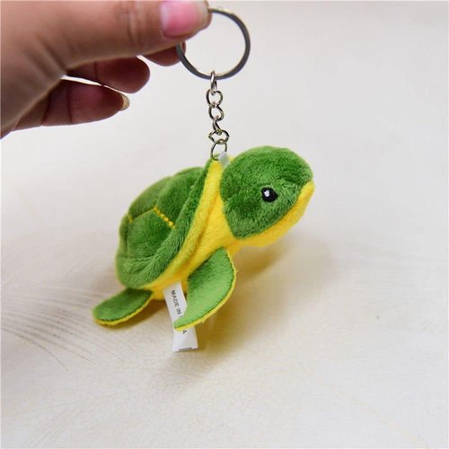 Jowxsx Turtle Stuffed Mini Sea Turtle Animal Plush Turtle Adorable Cute Stuffed Animal Party Decorations for Adults for Birthday Gift Bag Accessories Birthday Beach Ocean Supplies Car Keychain