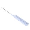 Highlighting Clip Comb, Teasing Foiling Salon Straightening Hair Clip Styling Weaving Rat Tail Parting Combs for Unisex Styling, Weaving, Parting (Lavender)
