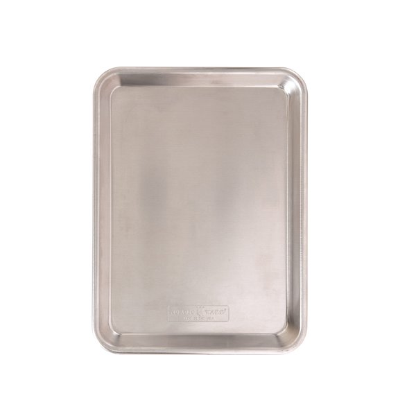 Nordic Ware Natural Aluminum Commercial Bakers Quarter Sheet, 13x9.625x1.375 inches, Oven Safe, Hand Wash