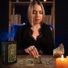 EGCUQ 78 Tarot Cards with Guide Book,Rider Waite Tarot Deck,Gold Foil Tarot Cards Deck for Beginners Waterproof and Durable
