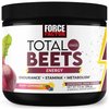 FORCE FACTOR Total Beets Beet Root Powder with Energy, NO3-T® Nitrates to Support Circulation, Blood Pressure, Blood Flow, and Stamina - Plus Green Tea Extract. A Superfood Supplement, 30 Servings