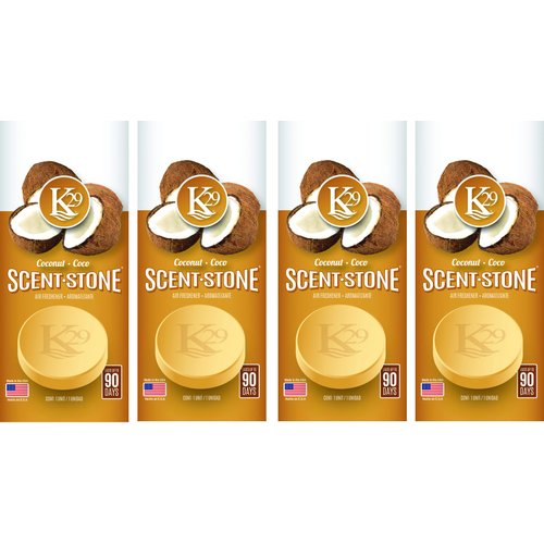 Sterling Teal (K16005-4) K29 'Coconut' Stone Air Freshener, (Pack of 4)