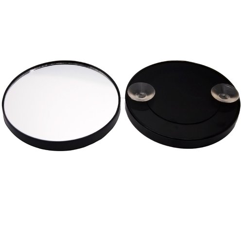 EMILYSTORES 10X Magnifying Mirror With Suction Cup Fixture 3.5" Plastic Frame