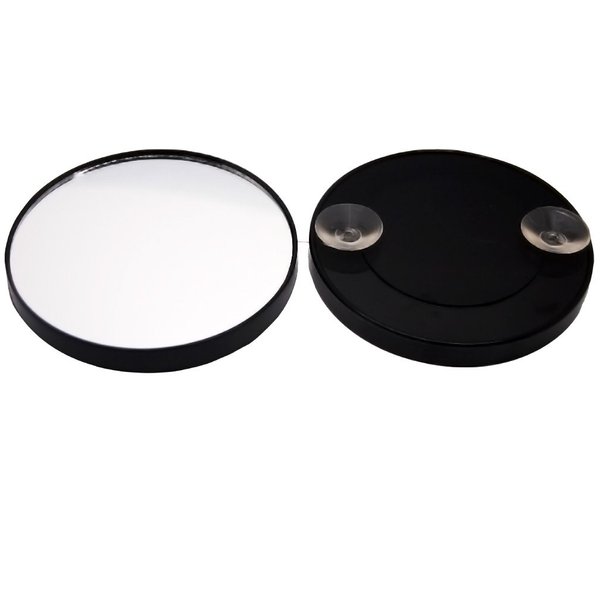 EMILYSTORES 10X Magnifying Mirror With Suction Cup Fixture 3.5" Plastic Frame