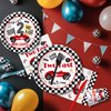 Suhelkit Race Car 2nd Birthday Party Decorations Tableware - Red Two Fast Birthday Decorations Party Supplies, Paper Plate, Cup, Napkin, Fork, Two Fast Two Curious Birthday Decorations Kids | Serve 24