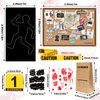 Kyson Halloween Crime Scene Decor Kit-Murder Mystery Dinner Party Decorations Includes Body Silhouette Caution Tape Evidence Marker Bag Bloody Stickers Badge Spy Glasses (15 Pieces)