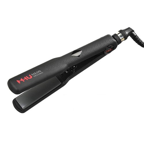MHU Professional Keratin Hair Straightener 1.25" Wide Flat Iron Hair straightener Instant Heat Up Flat Iron 285℉-450℉, Dual Voltage,Auto Shut Off (Updated Flat iron)