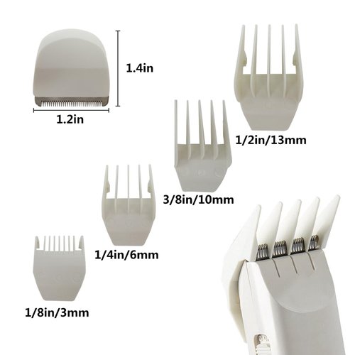 2024 Upgrade 2 Packs Clipper/Trimmer Replacement Blades #2068-300 - for Wahl Peanut Hair Clipper/Trimmer, White