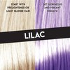 Color Lux Direct Vibes Semi-Permanent Hair Color, Lilac, Vibrant & Long-Lasting Shade, Ammonia-Free, Vegan, Sulfate-Free, Paraben-Free, 8 fl oz