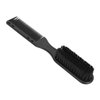 Generic 5 Pcs Dual Head Men Oil Hair Brush Ergonomic Handle Hair Beard Styling Comb Hair Salon Shave Brush
