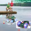 IQBOX Toys for Kids 6-12 Remote Control Car Boat Gifts for Boys 5-7 8 9 10 11 Year Old Amphibious RC Gesture Stunt Water Squirt Tank with Lights & Self-Dispensing Cool Outdoor Summer Beach Pool Toy
