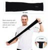 6 Pairs Black UPF50 Sun UV Protection Cooling Arm Sleeves with Thumb Hole for Men Women, Golf Basketball Cycling Fishing Driving Jogging Boating Gardening