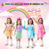 LIMIROLER Princess Dress Up Clothes for Little Girls Princess Role Play Costume Gift Set 25 Pcs Pretend Toys Kit for Toddlers Girls Aged 3-6 Years Old