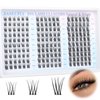 Lash Clusters Wispy Eyelash Clusters Natural C Curl Cluster Lashes zanlufly Wispy Individual Lashes 180Pcs Eyelash Extension 10 12 14MM DIY Lash Extension