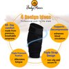 BodyMoves Calf Brace plus hot and cold gel pack for Torn Muscle Shin Brace Strain Wrap Support Leg Brace for Shin Splints Lower Leg Calf Compression Sleeve for Calf Strain Injury Tear Runners Remedy