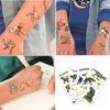 Ooopsiun Glitter Dinosaur Temporary Tattoos for Kids - 70 Gold Glitter Styles, Dinosaur Birthday Party Decorations Supplies Favors for Boys Kids