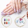 2pcs Resin Nail Art Palette Nail Painting Mixed Color Palette Gold Edge Round Makeup Holder Heart Shape Nail Polish Plate Cosmetic Mixing Tools Nail Gel Display Board
