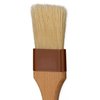 SPARTA 4037300 Boarhair Basting Brush, Flat Brush With Ergonomic Handle, 1.5 Inches, Brown