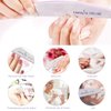 Canvalite 50 PCS Nail File Professional Nail Files Reusable Double Sided Emery Board(100/180 Grit) Nail Styling Tools for Home and Salon Use