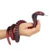 LYROYREG 25" 3D Printed Snake, 3D Printed Fidget Animals,3D Crystal Snake Flexible Joints Home Decor Executive Desk Toys,Home Office Decor Executive Desk Toys for Autism/ADHD (Black)