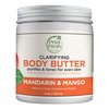 Petal Fresh Pure Clarifying Mandarin & Mango Body Butter, Organic Coconut Oil, Argan Oil, Shea Butter, Purifying and Toning, For All Skin Tupes, Natural Ingredients, Vegan and Cruelty Free, 8 oz