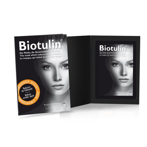 Biotulin Bio Cellulose Face Mask - Pack of 4 - Anti Wrinkle Hydrating Mask- Hyaluronic Acid - Anti Aging Ingredients
