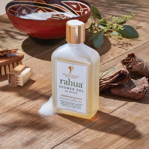 Rahua Shower Gel 9.3 Fl Oz, Natural Body Wash Soap Made with Plant Based Organic Ingredients, Vanilla, Palo Santo, Lavender, Eucalyptus, Polyphenols, For Skin's Moisture Balance, All Skin Types