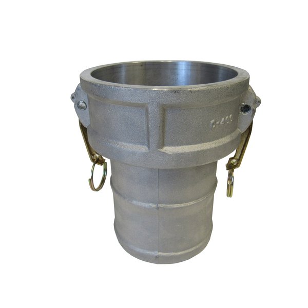 CAMLOCK Coupler - 400C Aluminum CAM & Groove Coupling; 4 INCH Female NPT/Hose Fitting