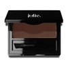 Jolie Brush on Brow Pressed Eye Brow Powder (Dark Brown)