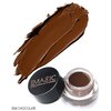 Eyebrows Gel Brow Pomade Set Waterproof, Tinted Brow Gel Cream with Brush, Long lasting High-pigmented 24 Hour, Smudge Proof &Sweat-proof, Eyebrow Pomade Filling & Shaping Brows for Women- Chocolate