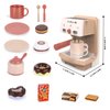 Yalujumb Kids Coffee Maker Toy Espresso Machine Playset - Toy Coffee Maker Set with Realistic Action,Light and Sound-Toy Coffee Maker Set for Kids