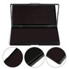 VANANA DIY Magnetic Palette with Mirror, for Eyeshadow Lipstick Powder Highlighter Storage, with 12 Pieces of Round Metal Pans (Black - with Mirror, 15x10cm - With 12pcs Round Pans)