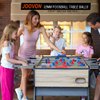 Joovon 1.42 Inch Foosball Table Balls 1.26 Inch Foosball Balls for Foosball Tabletop Game Foosball Ball Accessory Replacements Multicolor with The Plastic Box