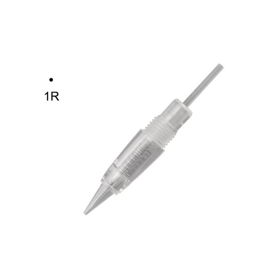 Tattoo Needles Round Caps for Permanent Makeup Machine Pen Set D1R/1R/3R/5R/5F/7F (Mixed Sizes,50pcs)